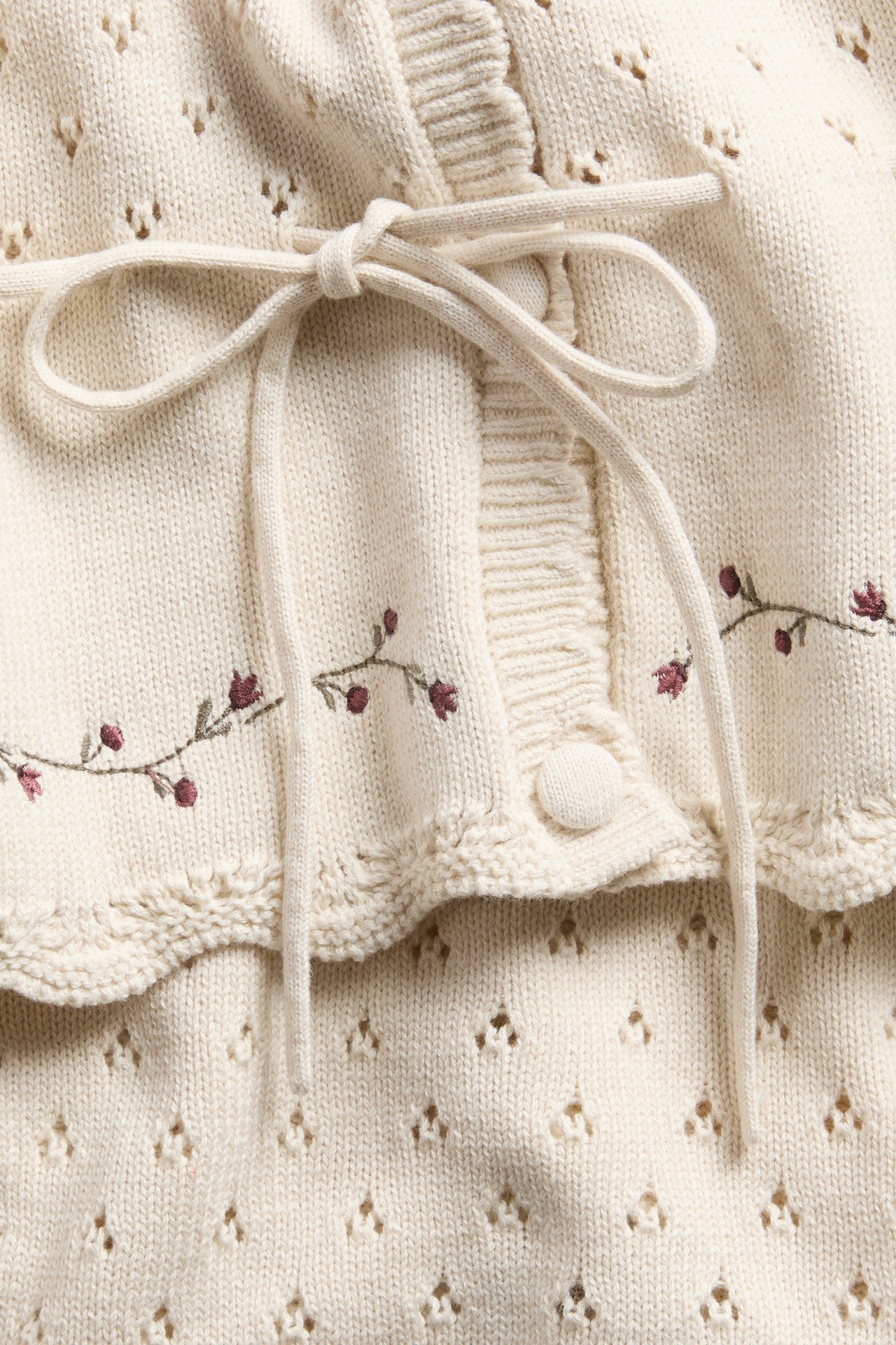 Women's floral cardigan