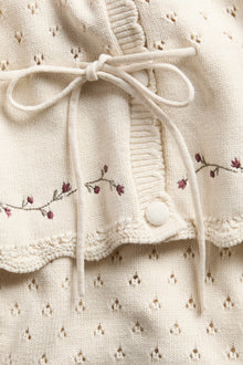 Women's floral cardigan