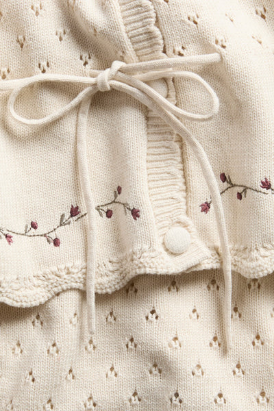 Women's floral cardigan