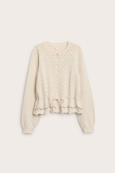 Women's floral cardigan