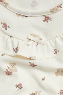 Kids short sleeve floral nightgown