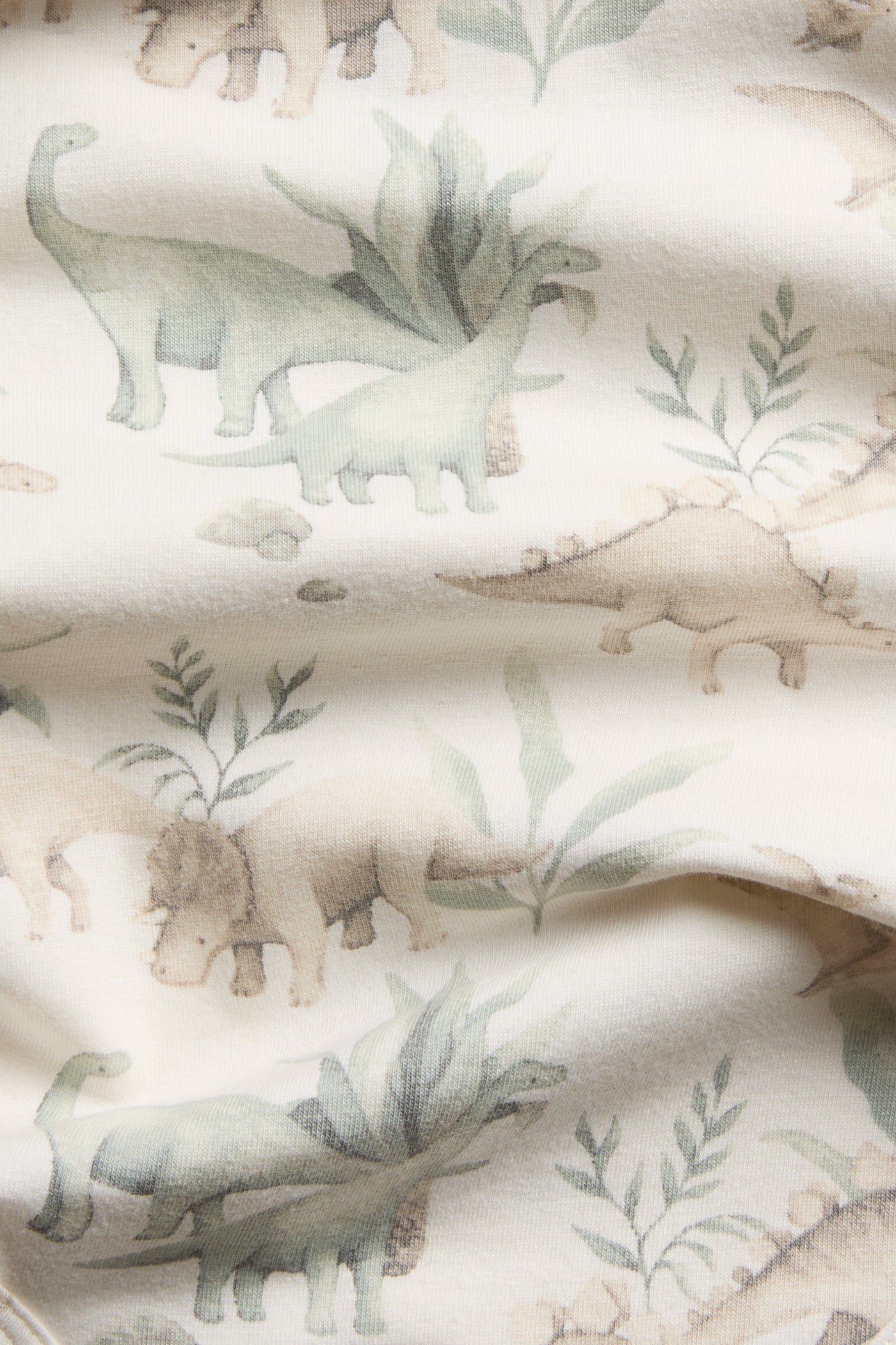 Baby bodysuit with dinosaur motif
