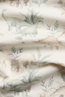 Baby bodysuit with dinosaur motif