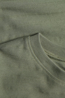 Baby & kids green textured T-shirt