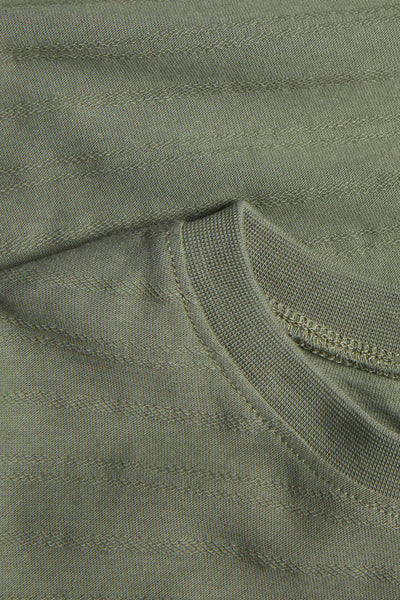 Baby & kids green textured T-shirt