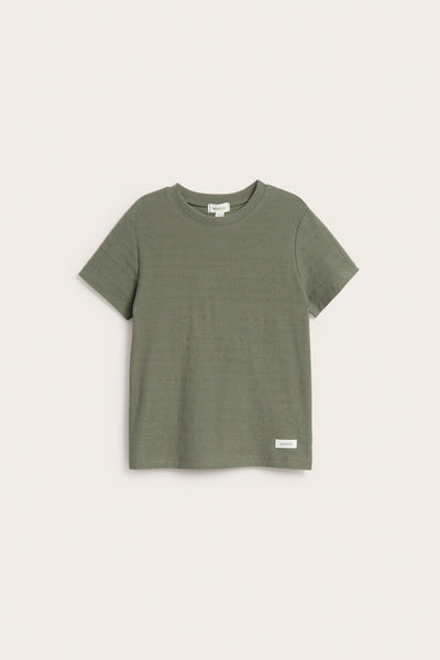 Baby & kids green textured T-shirt