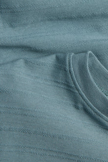 Baby & kids turquoise textured T-shirt