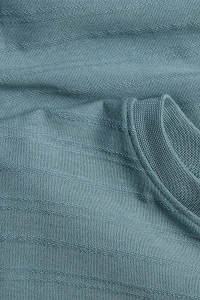 Baby & kids turquoise textured T-shirt