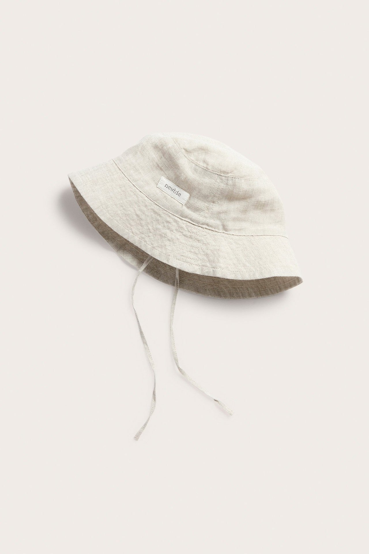 Baby & kids linen sun hat with drawstring