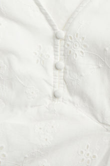 Women’s white dress with embroidery