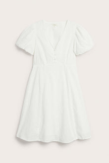 Women’s white dress with embroidery