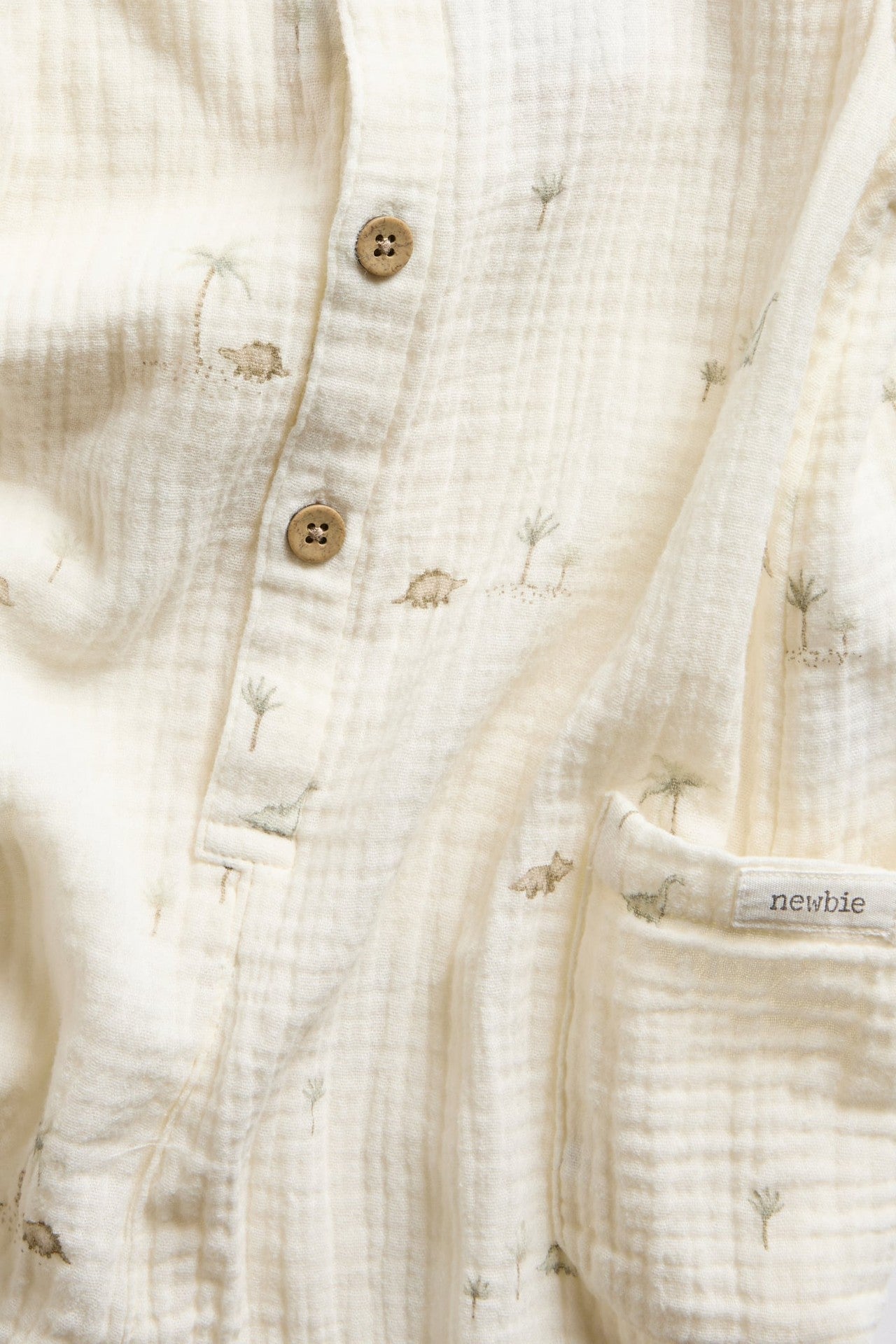 Baby woven muslin jumpsuit – Newbie
