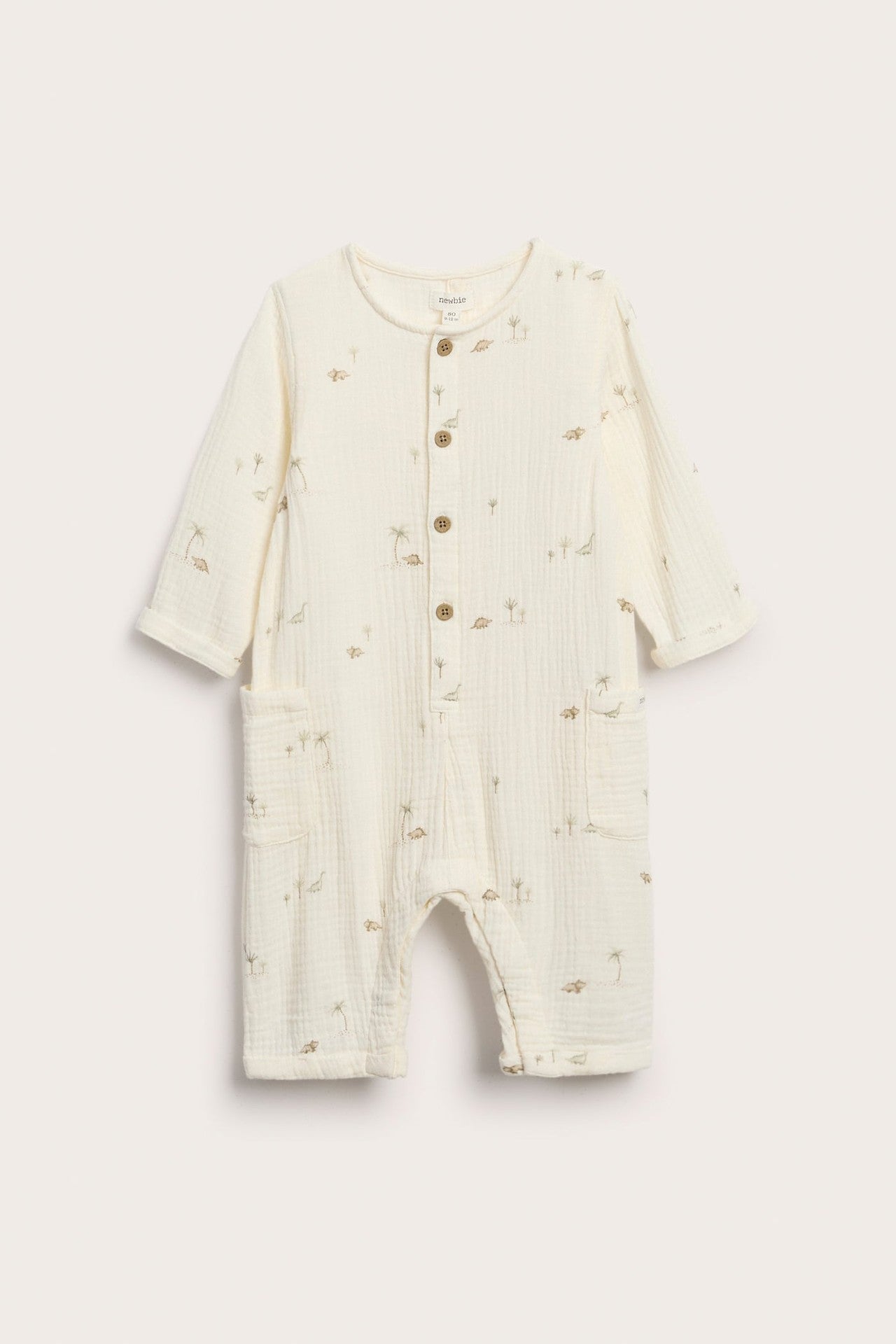 Baby woven muslin jumpsuit – Newbie