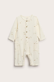 Baby woven muslin jumpsuit