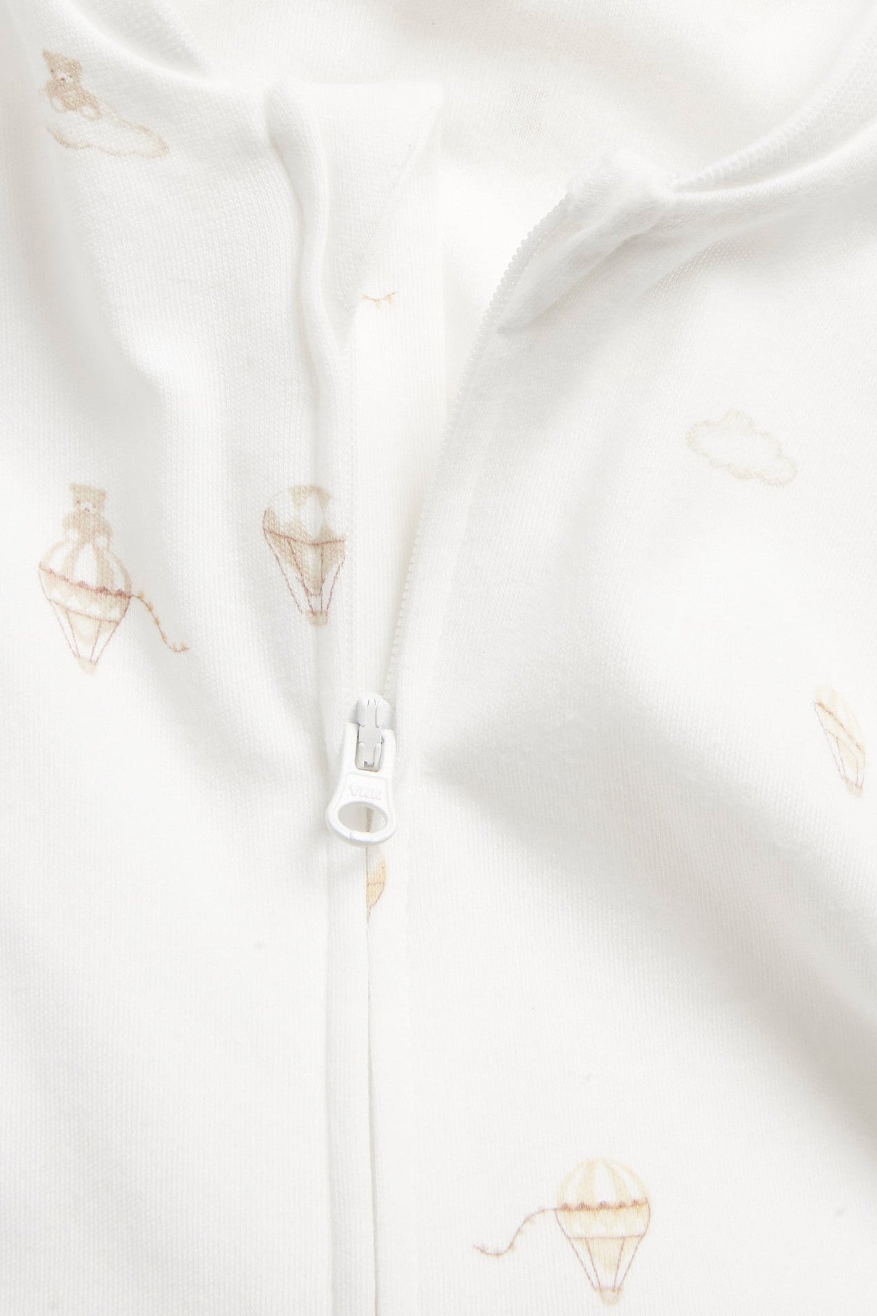 Baby white hot-air balloon pyjamas