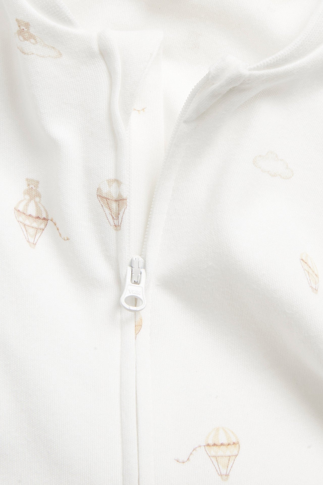Baby white hot-air balloon pyjamas