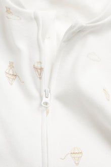 Baby white hot-air balloon pyjamas