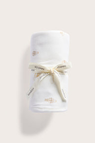 Baby blanket with hot air balloons