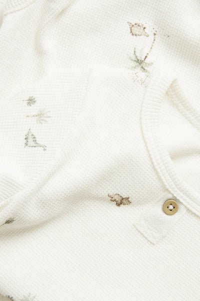 Baby dinosaur print bodysuit