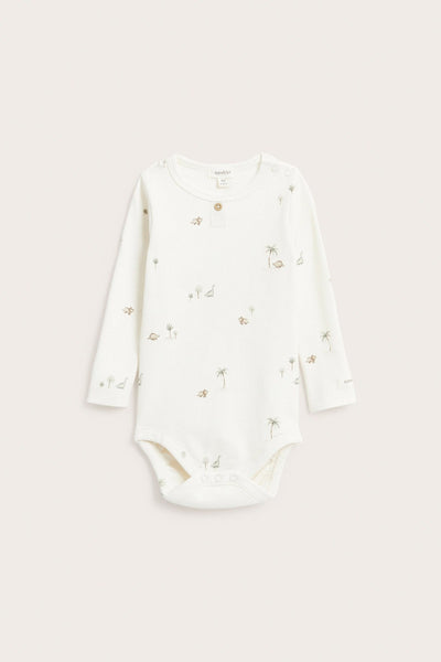 Baby dinosaur print bodysuit