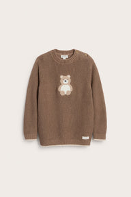 Baby & Kids knitted sweater with teddy bear