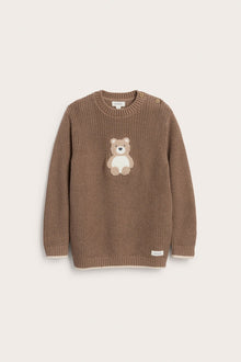 Baby & Kids knitted sweater with teddy bear