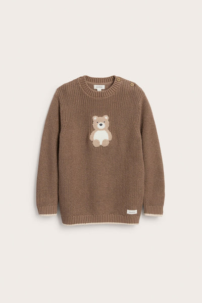 Baby & Kids knitted sweater with teddy bear