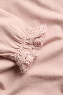 Baby pink long sleeve bodysuit
