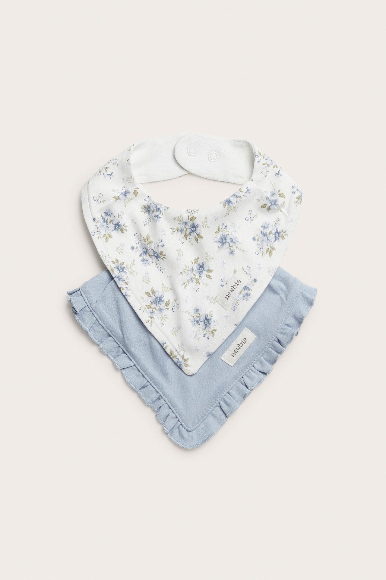 Baby floral bibs with frill