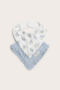Baby floral bibs with frill
