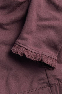 Baby burgundy lace leggings