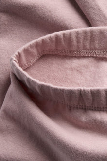 Baby pink leggings with brushed inside