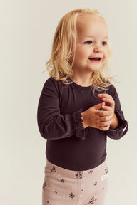 Baby purple long sleeve baby bodysuit