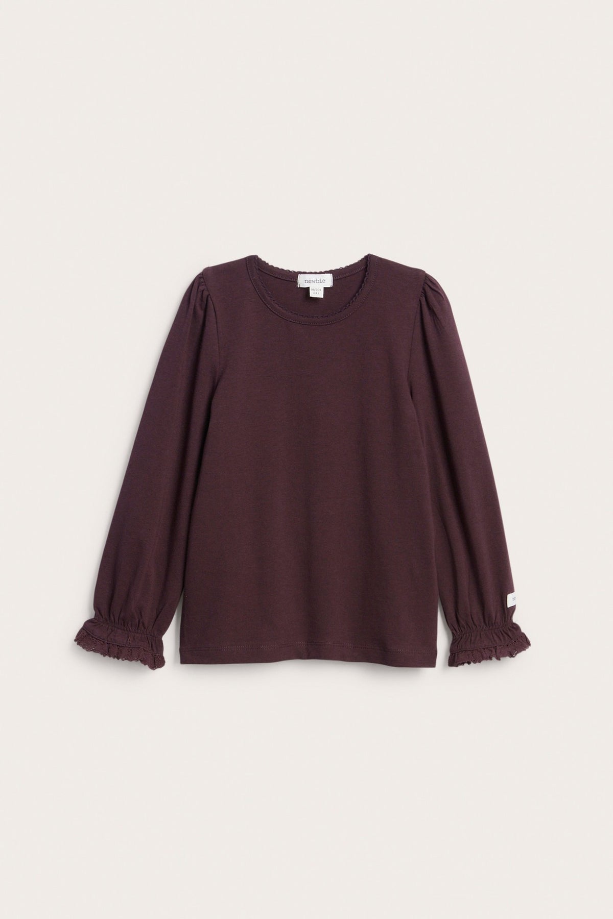 Baby & Kids purple top with lace trim
