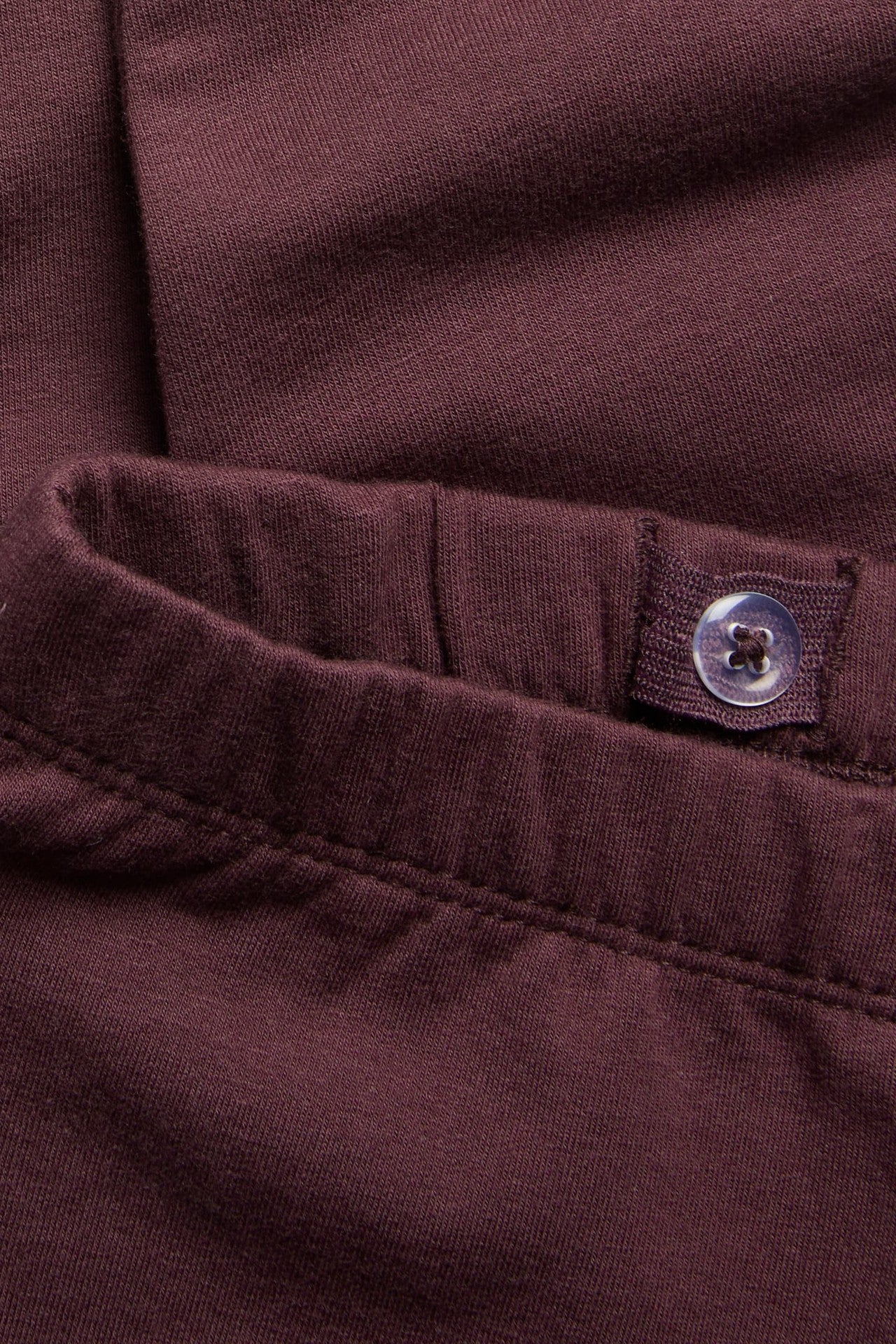 Kids burgundy leggings with brushed inside