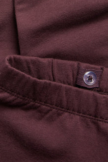 Kids burgundy leggings with brushed inside