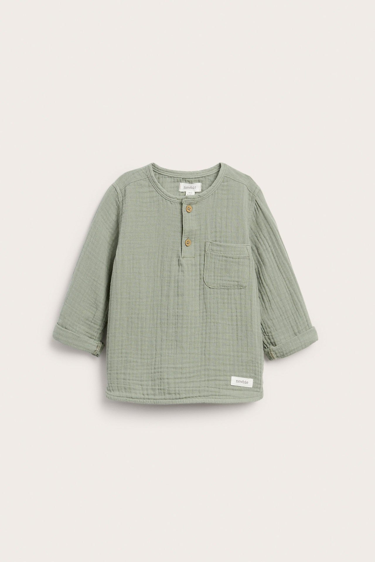 Baby long sleeve muslin top