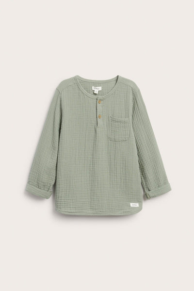 Kids long sleeve muslin top