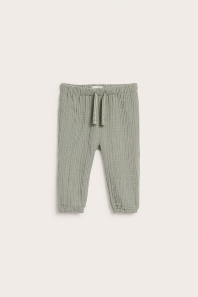 Baby woven muslin trousers