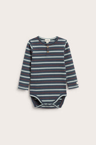 Baby striped long sleeve bodysuit