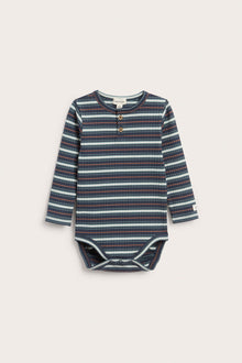 Baby striped long sleeve bodysuit