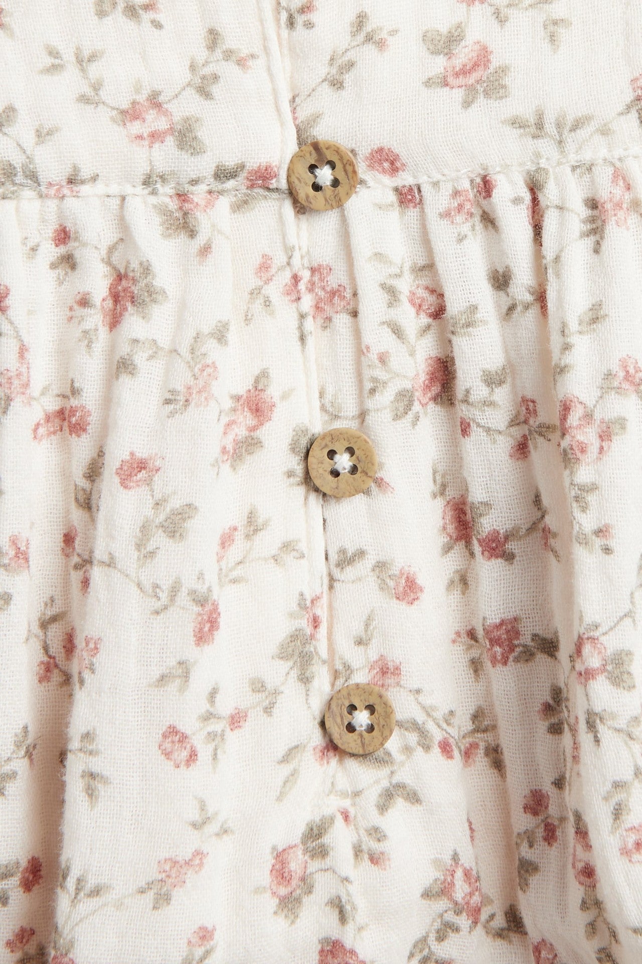 Baby floral muslin bodysuit