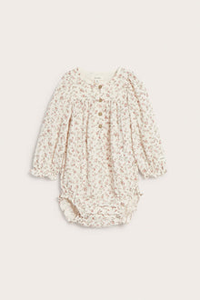 Baby floral muslin bodysuit