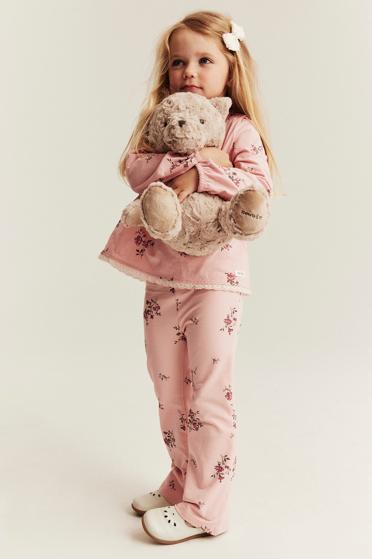 Baby & kids pink floral peplum top
