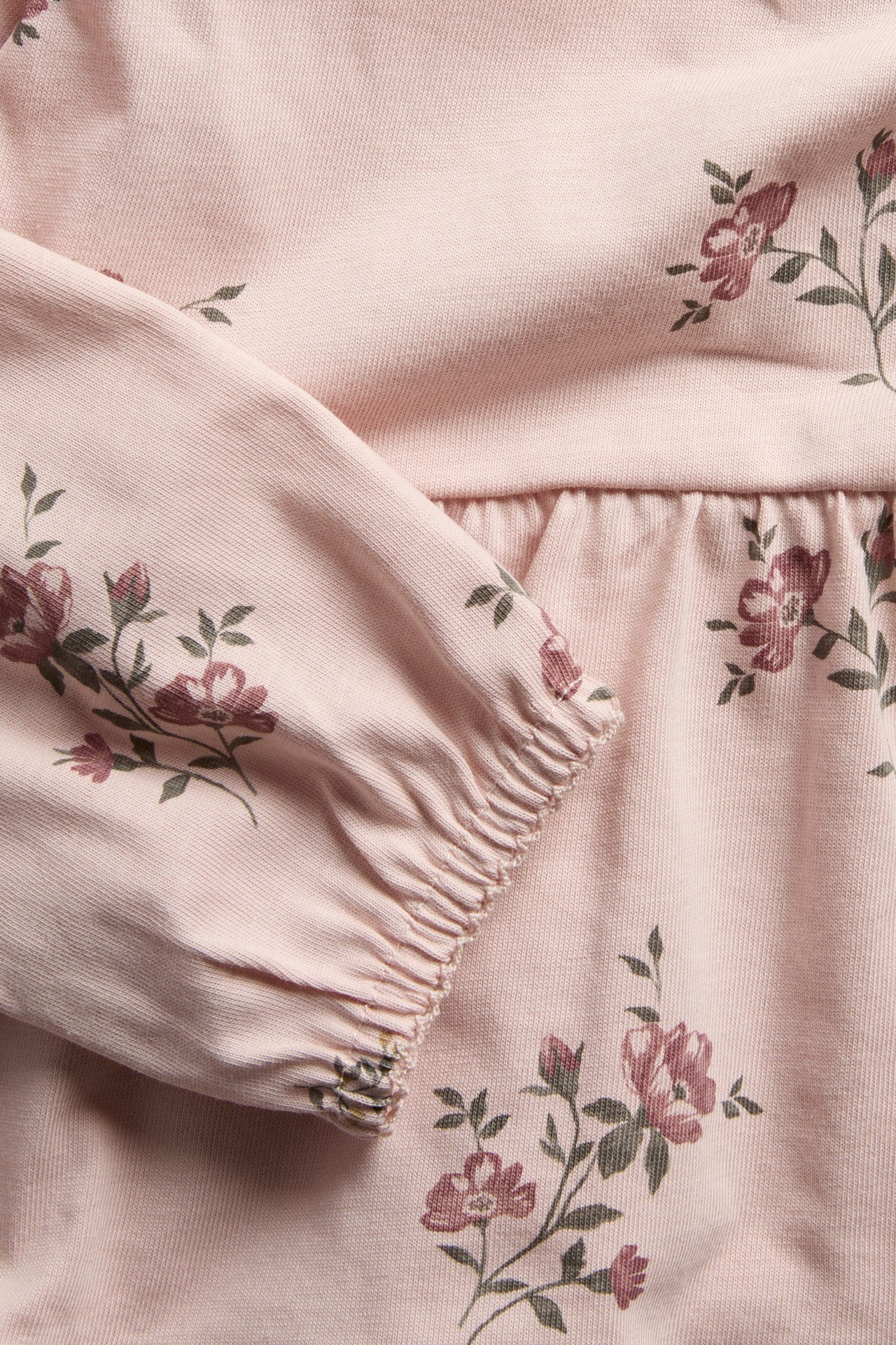 Baby & kids pink floral peplum top