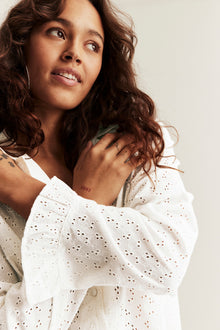 Women’s broderie anglaise pyjamas