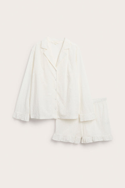 Women’s broderie anglaise pyjamas