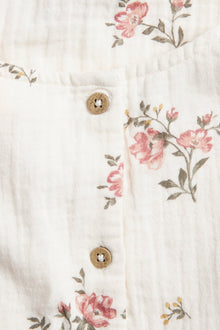 Baby floral muslin dress