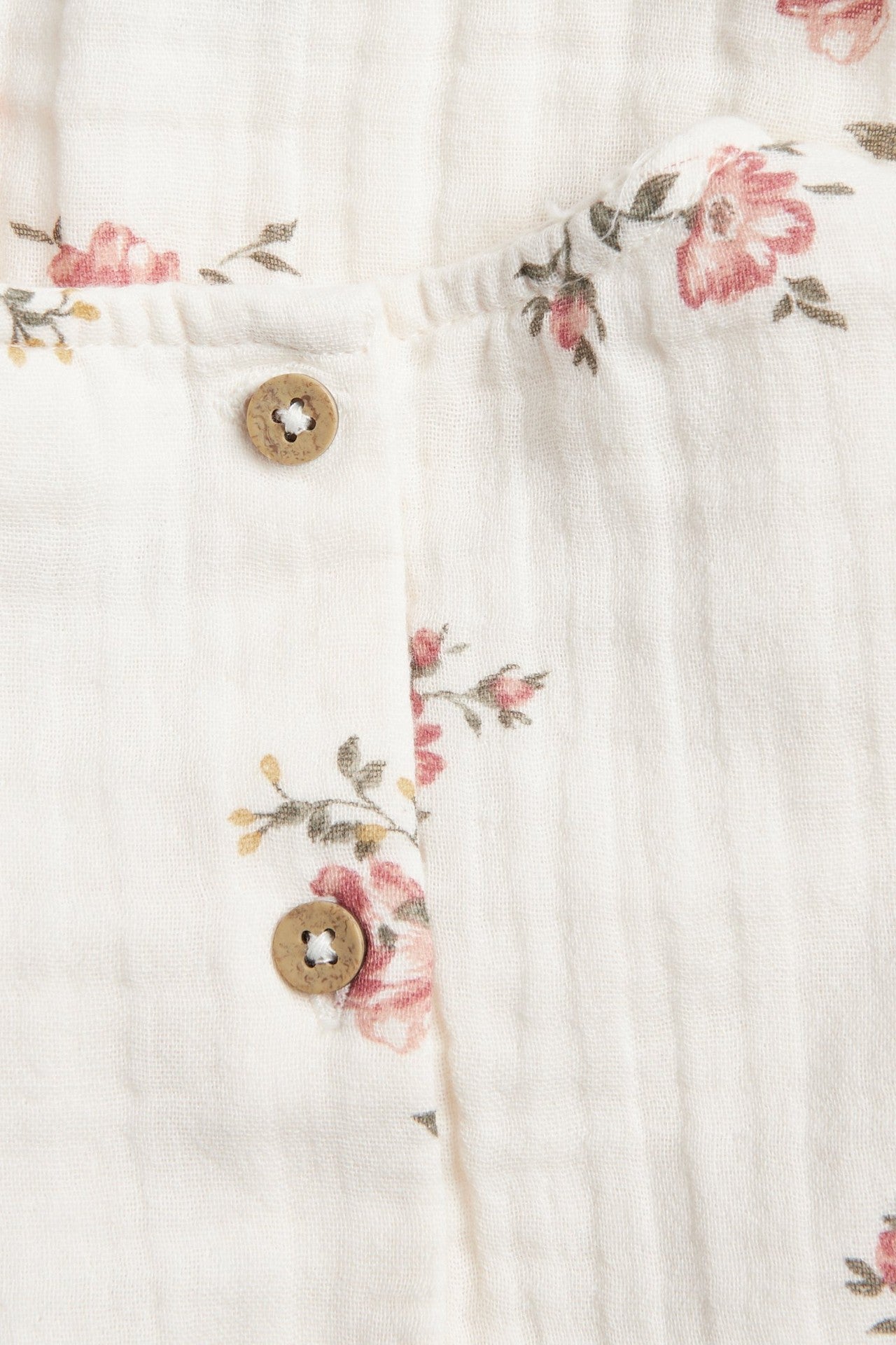 Kids floral muslin dress
