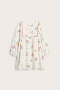 Kids floral muslin dress